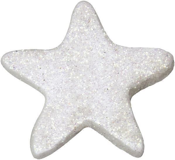 Etoiles pailletée Blanche
