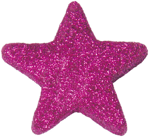 Etoiles pailletée Fuchsia