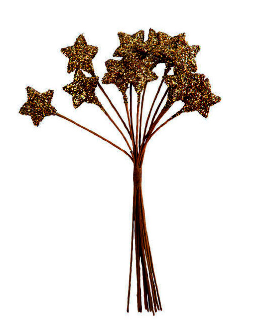 Petit bouquet 12 étoiles Chocolat 11 cm