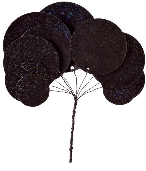 Bouquet métallique Noir