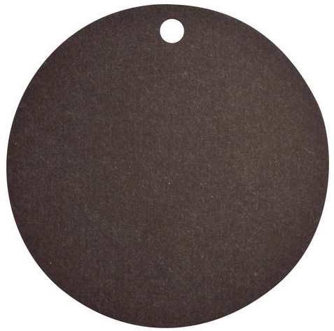 10 Marque-places en carton noirs 4,7 cm