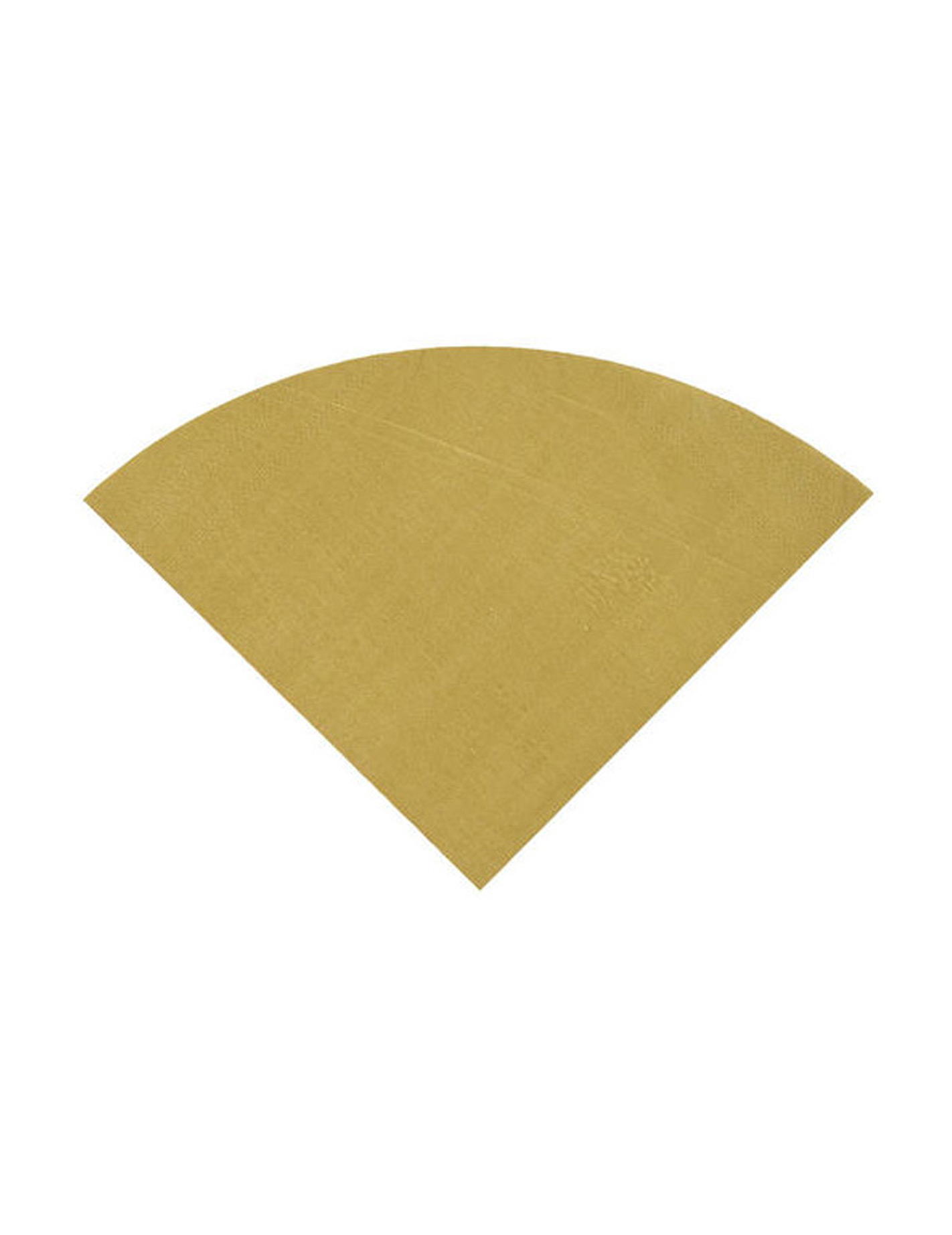 20 Serviettes en papier Or ronde 30 cm