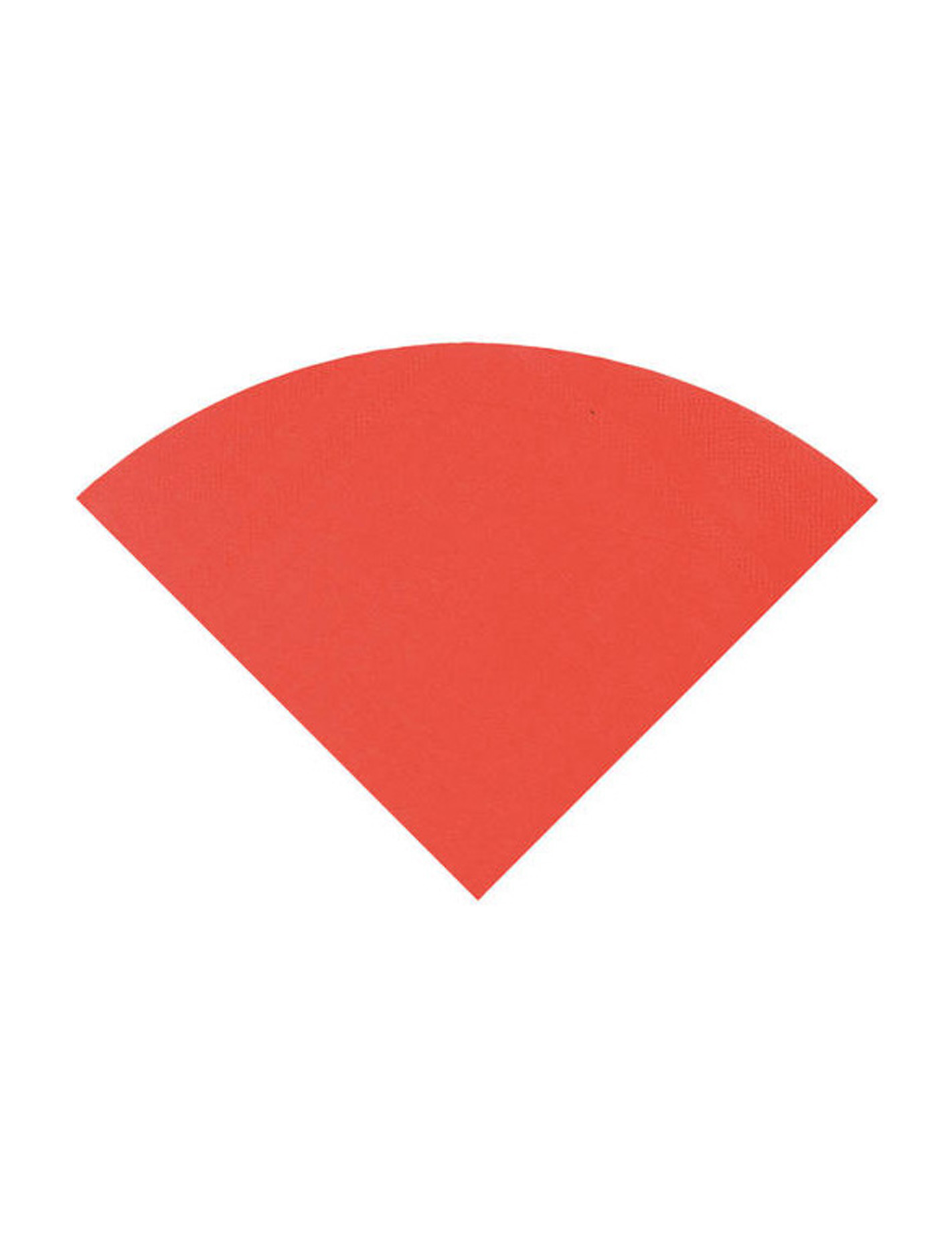 20 Serviettes en papier Rouge ronde 30 cm