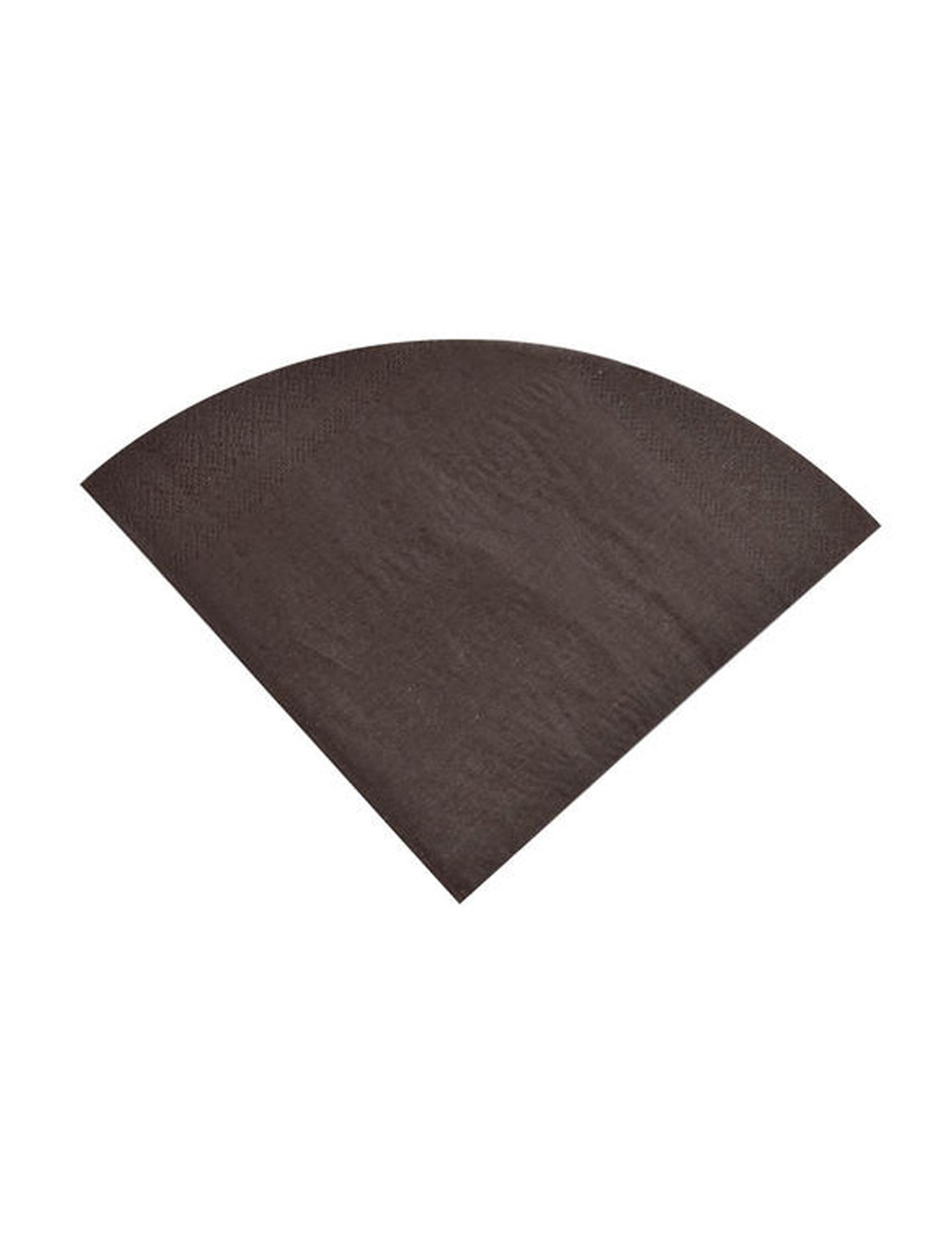 20 Serviettes en papier Noir ronde 30 cm