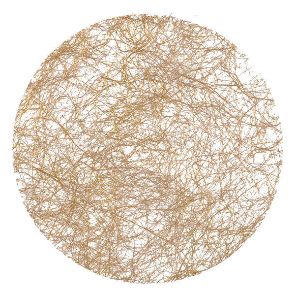 4 Sets de table abaca Or