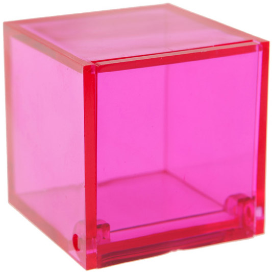 4 Boîtes cube Fuchsia