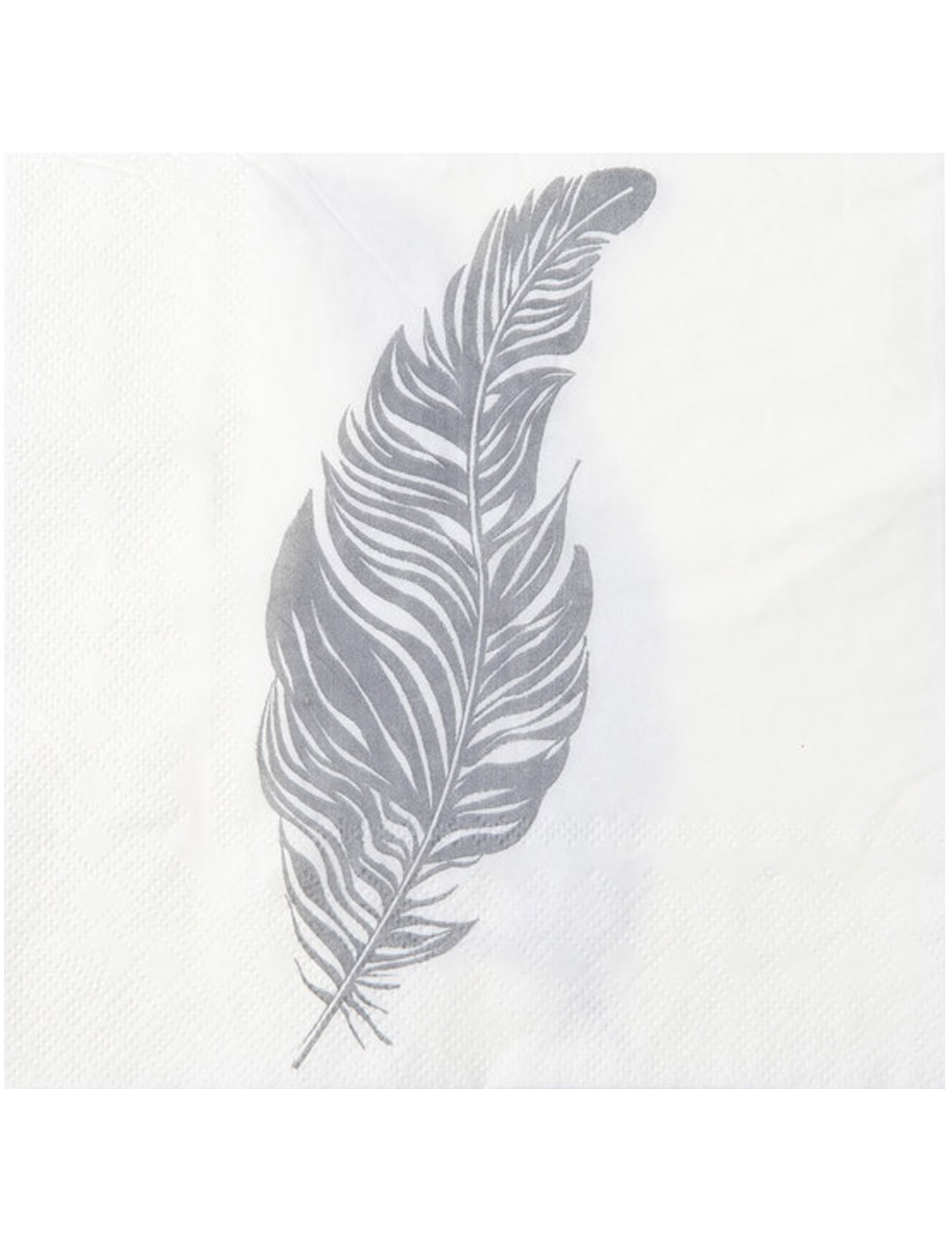 20 Serviettes en papier Plume 33 x 33 cm