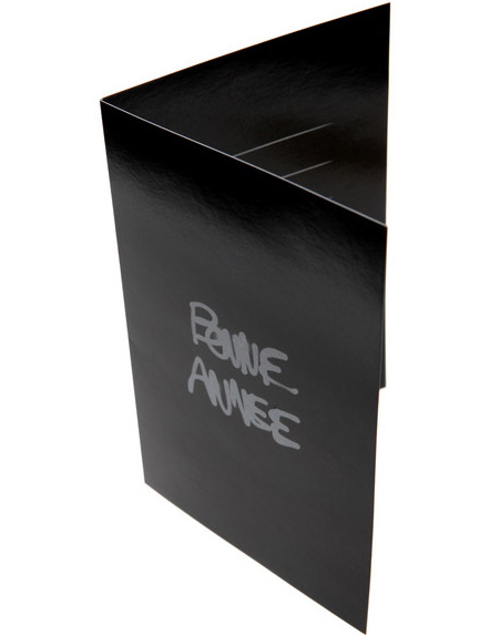 10 Cartes Bonne Année noir