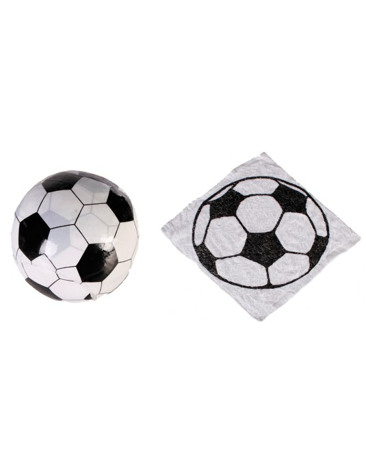 Serviette en coton magique ballon de foot