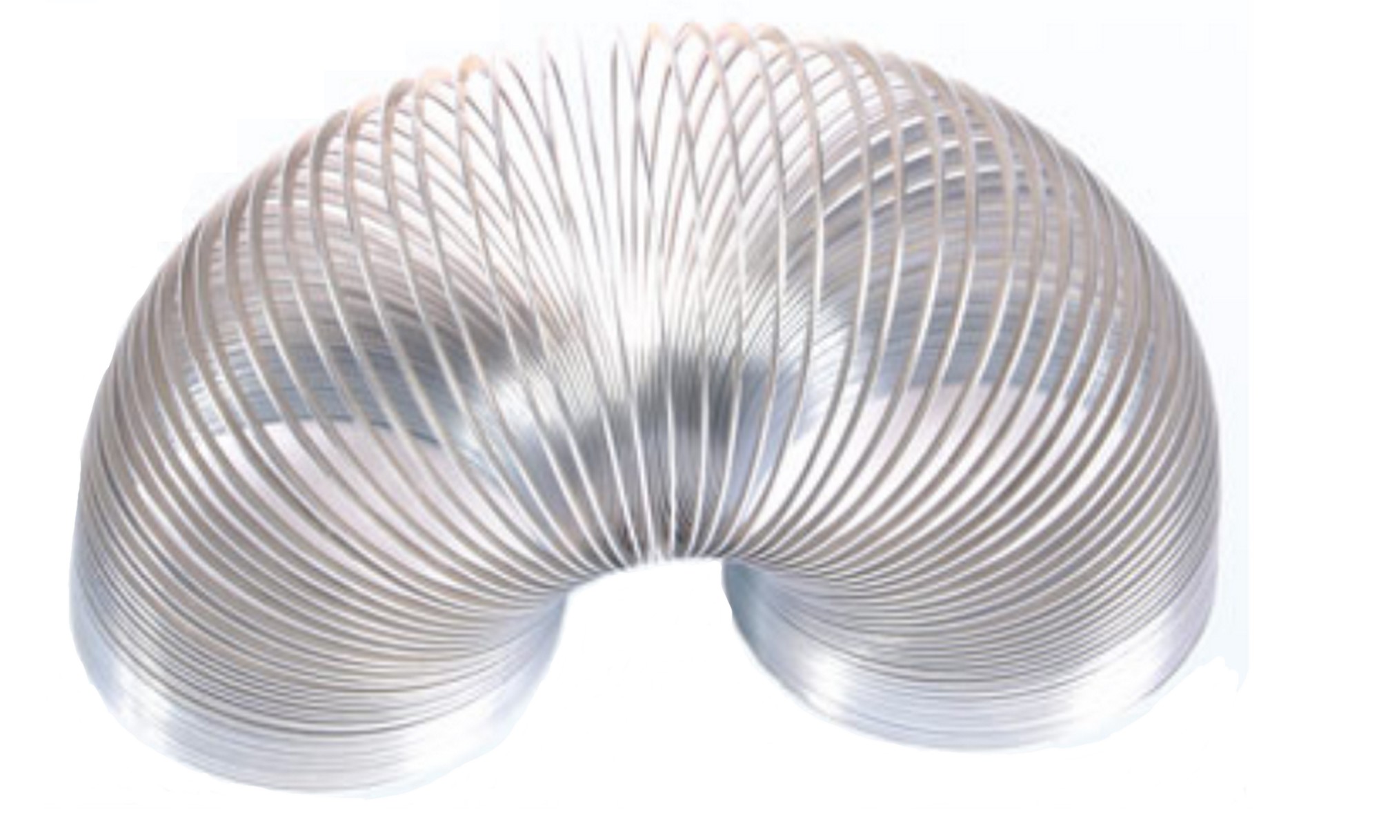 Ressort plastique argent