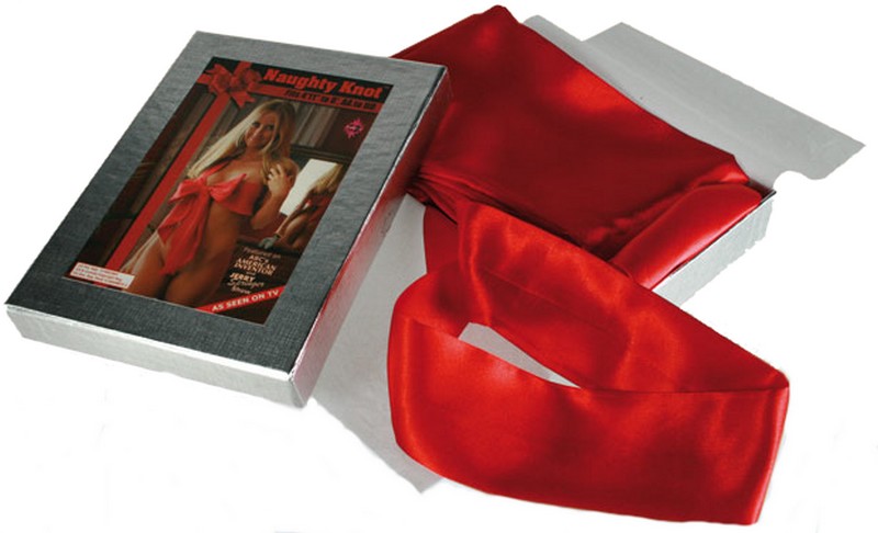 Noeud coquin humoristique rouge