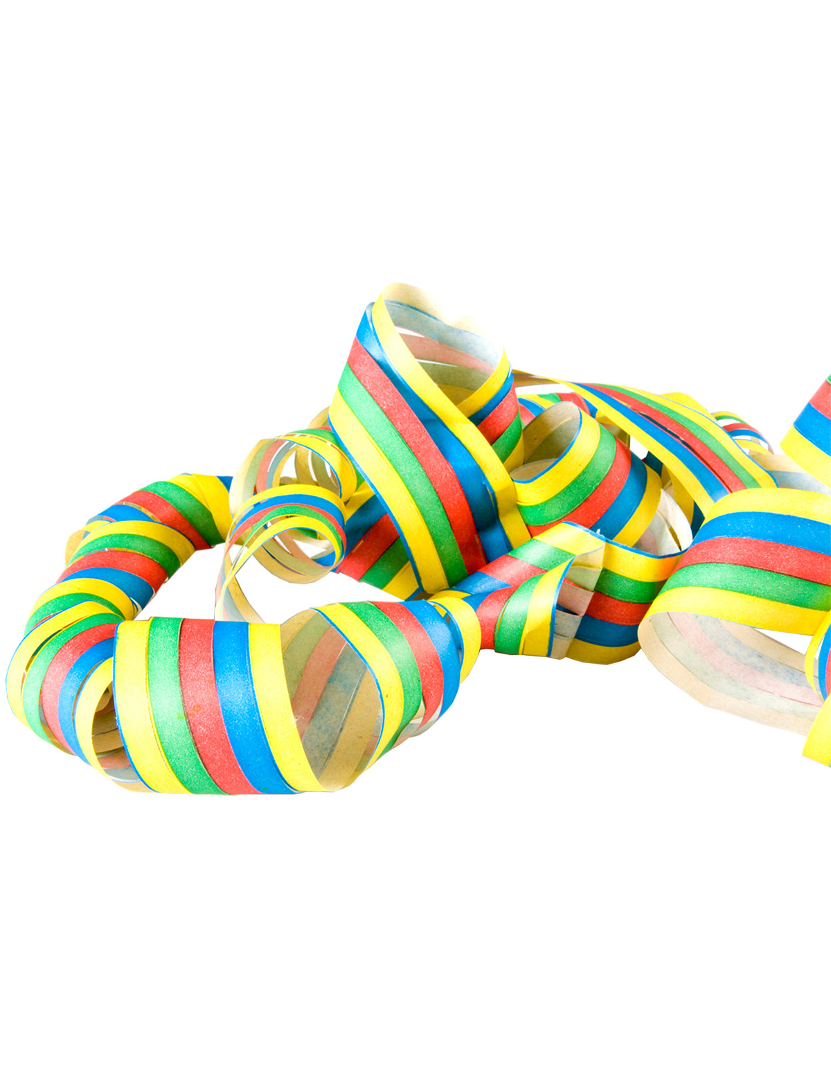 Rouleau de 20 serpentins multicolore 4m