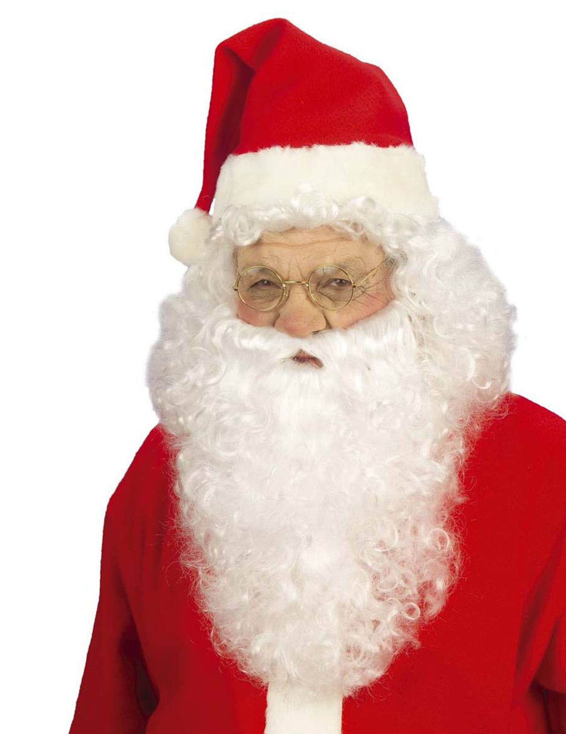 Perruque avec barbe Père Noël adulte