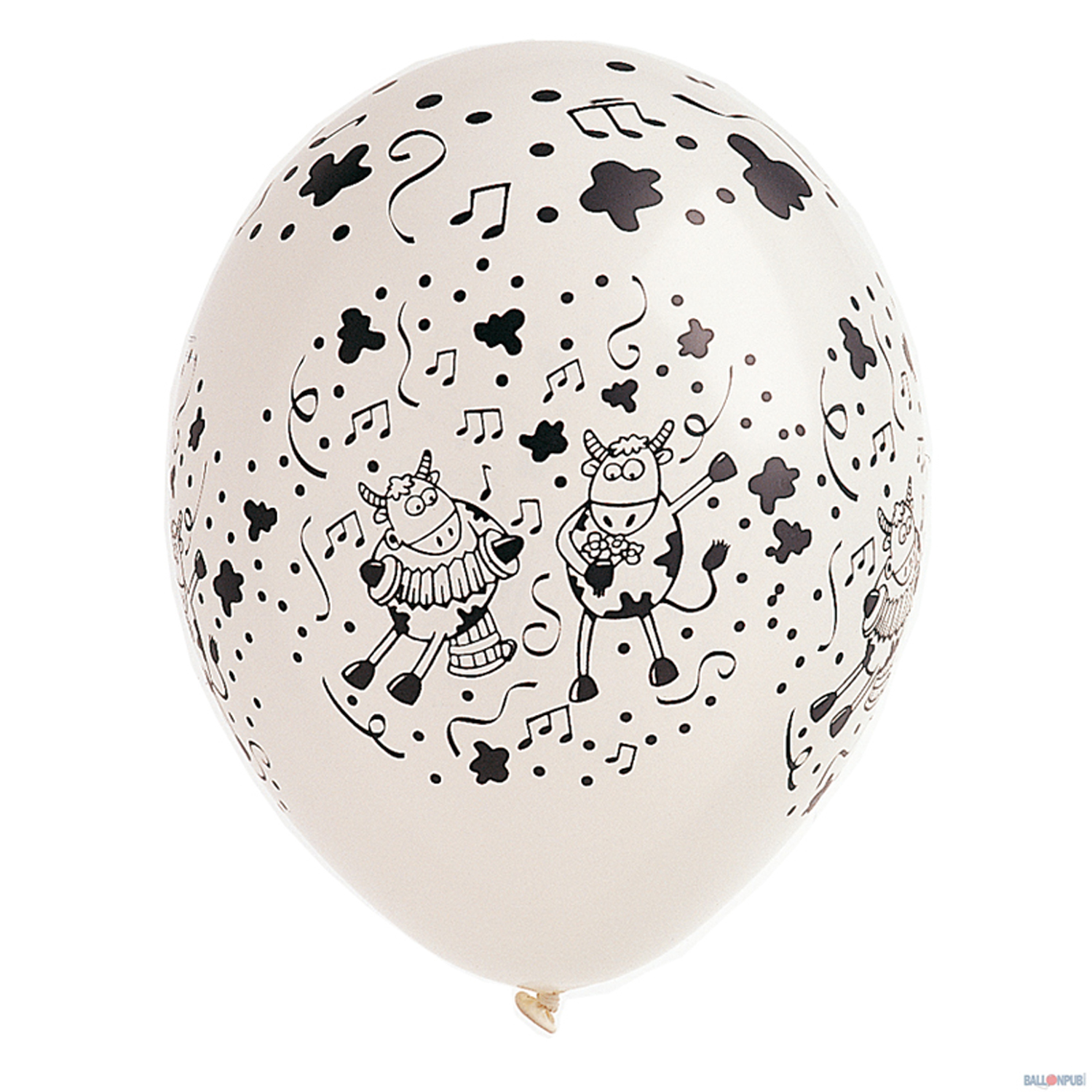 8 Ballons vaches musicales 30 cm