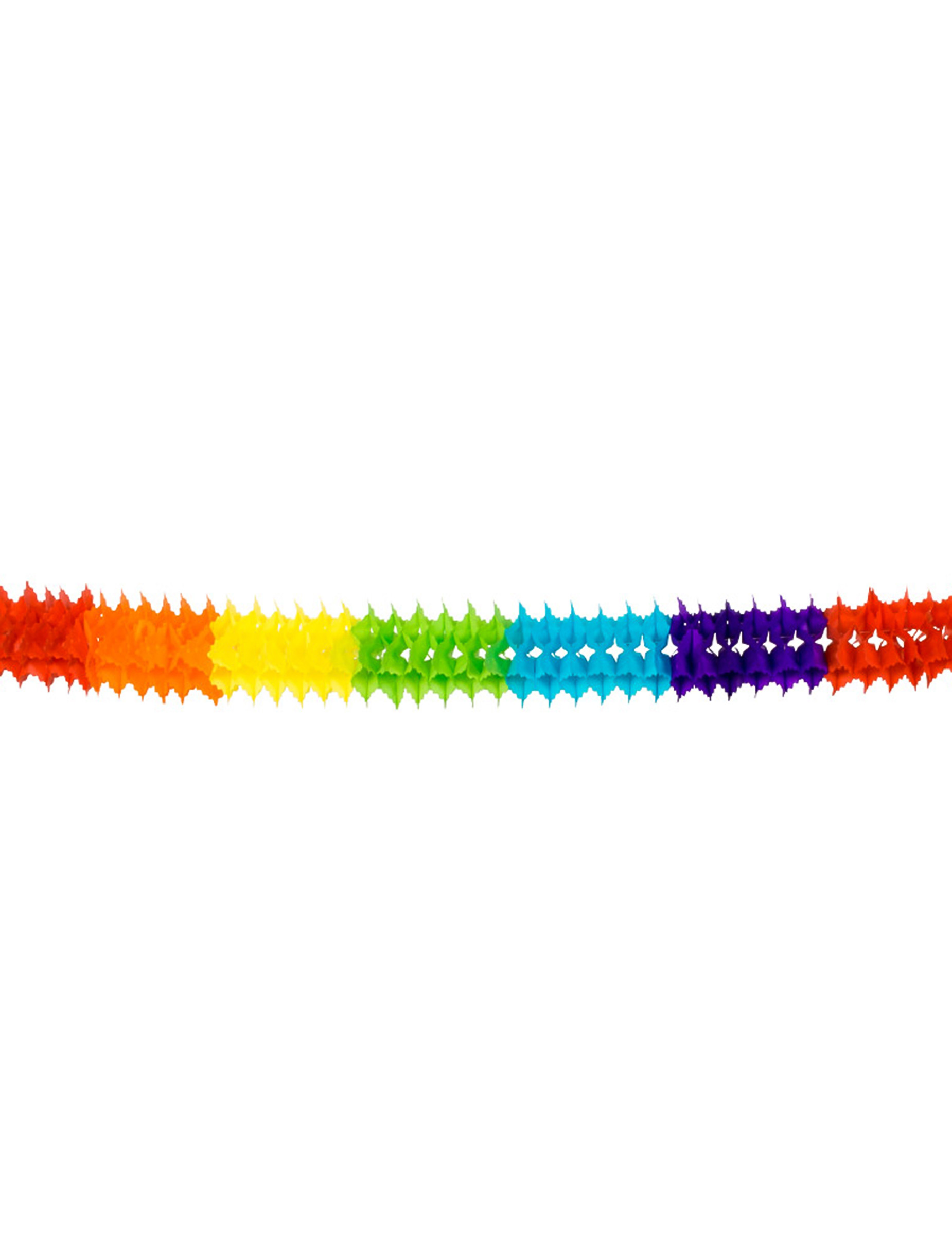 Guirlande papier multicolores 6 mètres