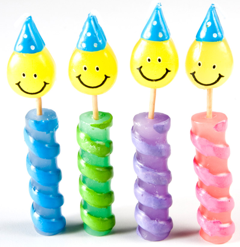 4 Bougies Happy faces