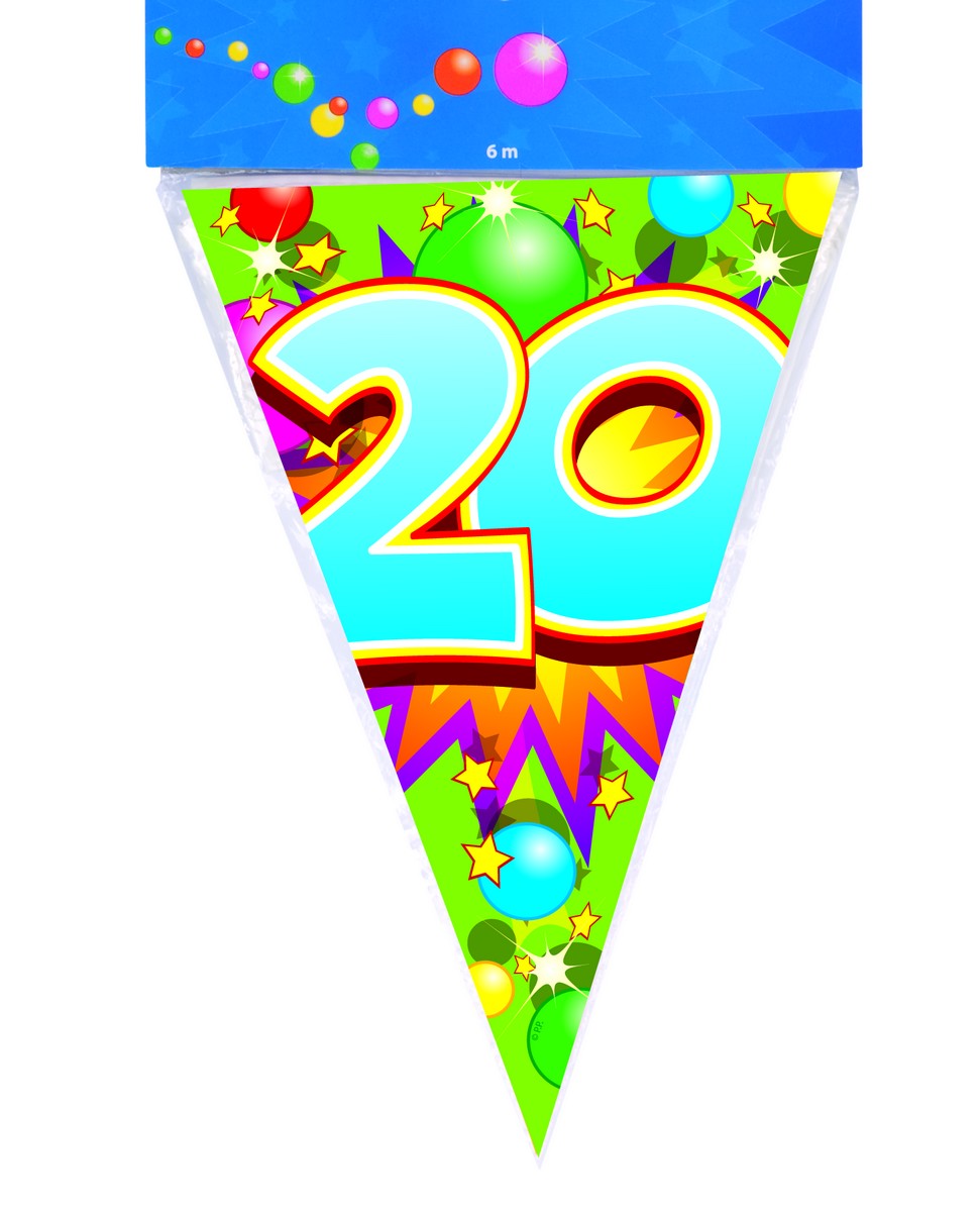 Guirlande fanions 20 ans