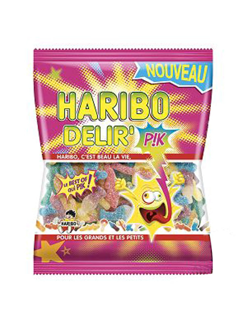 Sachet Bonbons Delir' Haribo 120 g.