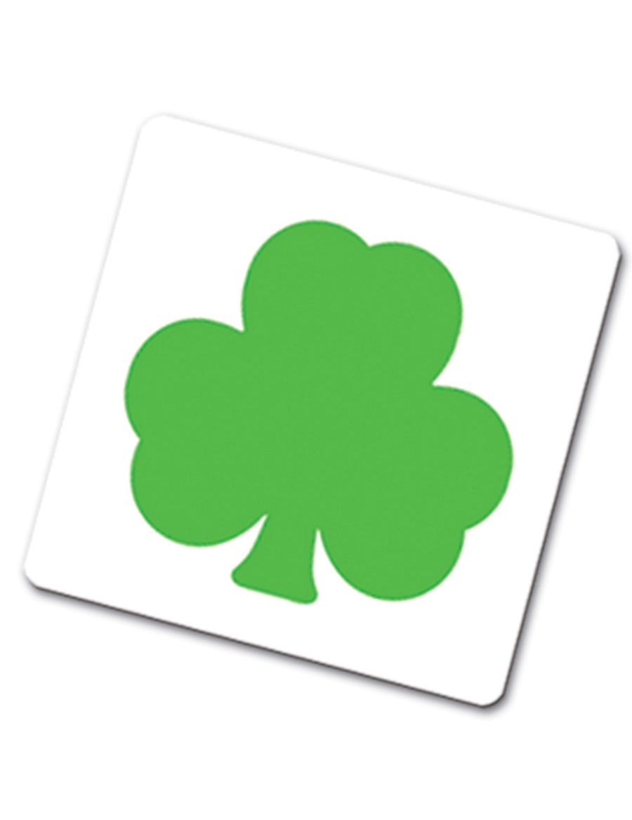 Sous-verres trèfle vert Saint-Patrick