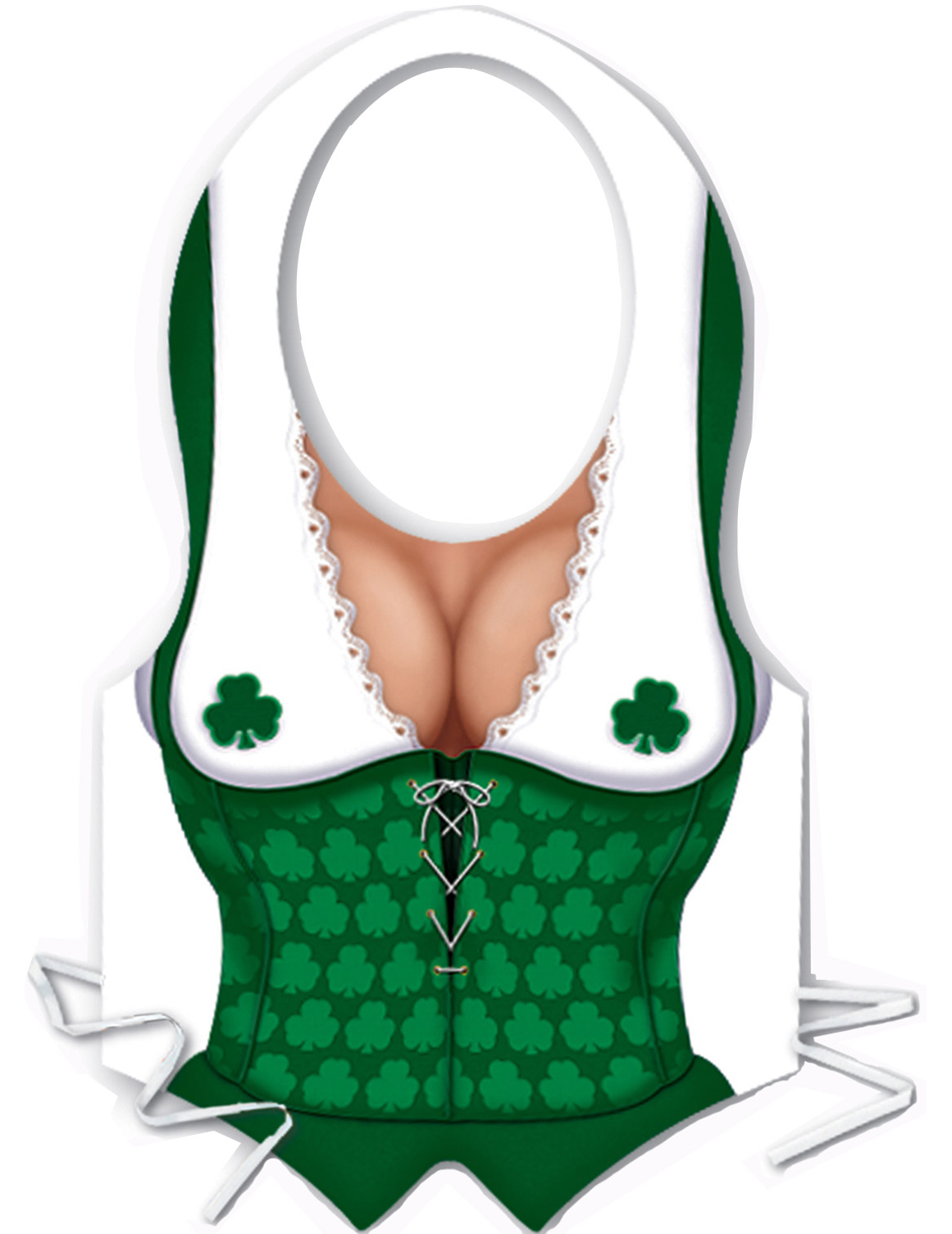 Tablier femme irlandaise Saint-Patrick