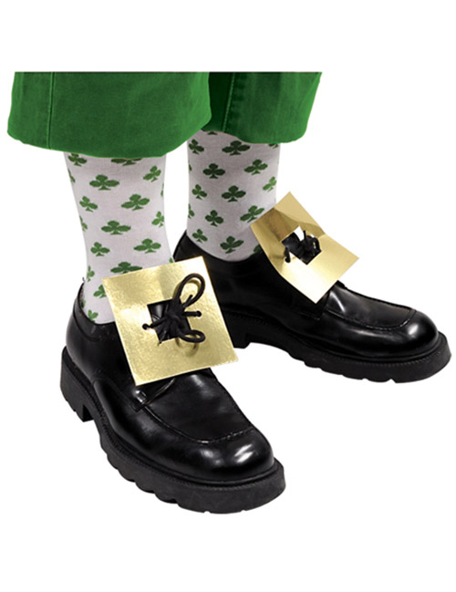 Boucles dorées pour chaussures Leprechaun