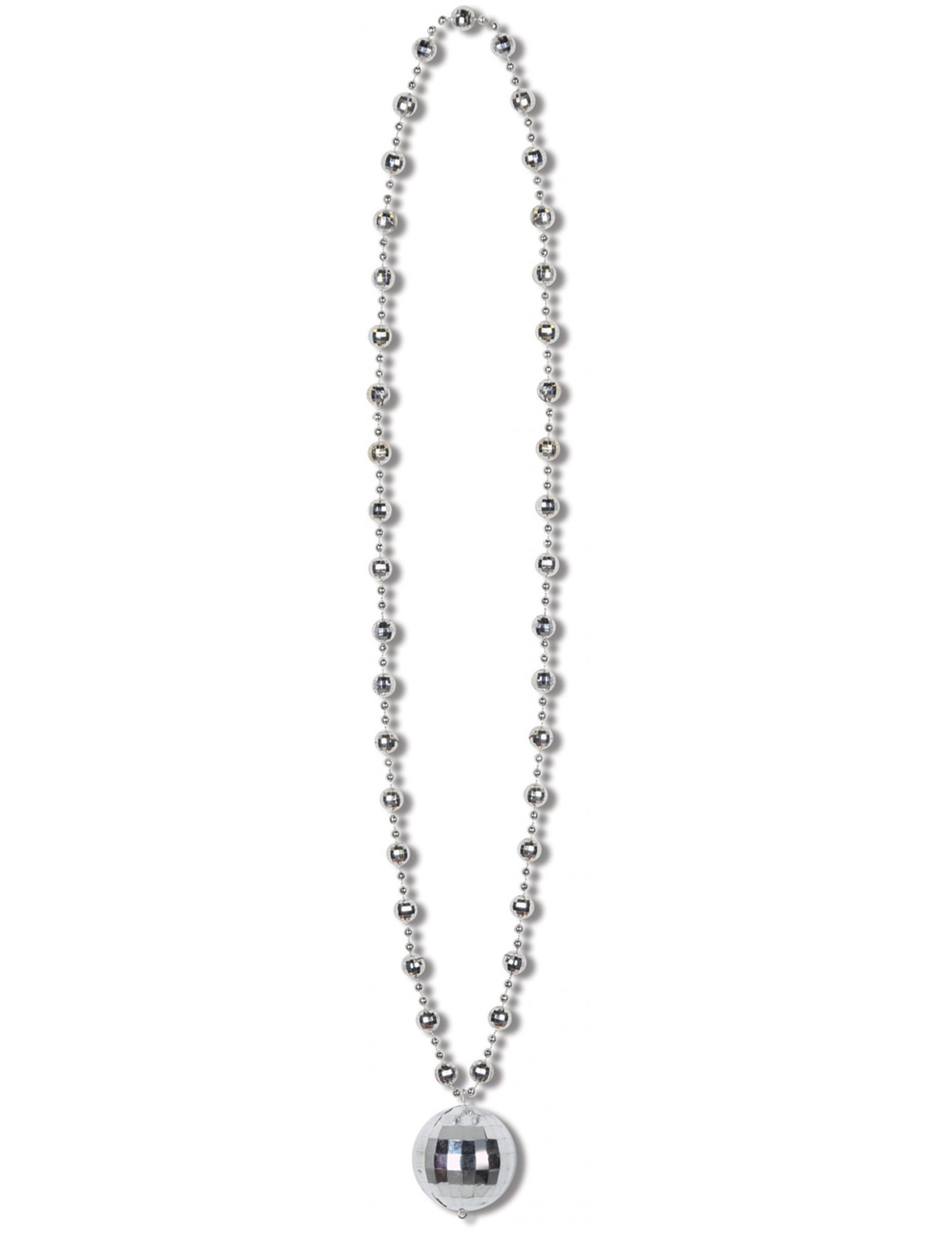 Collier argent boule Disco
