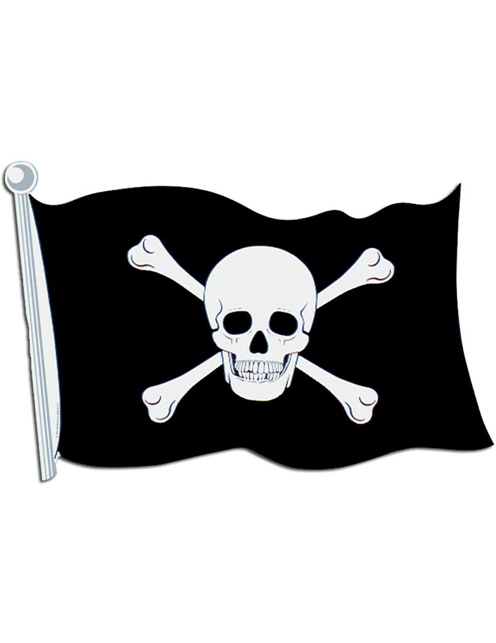 Décoration murale drapeau de pirate