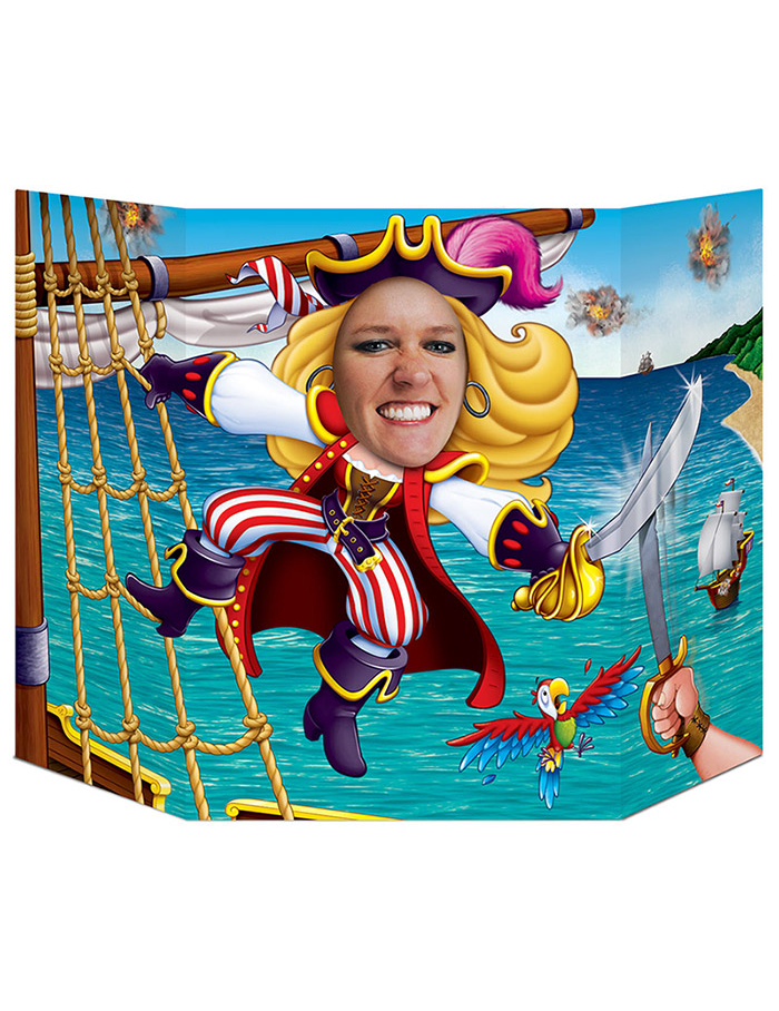 Passe-tête femme pirate
