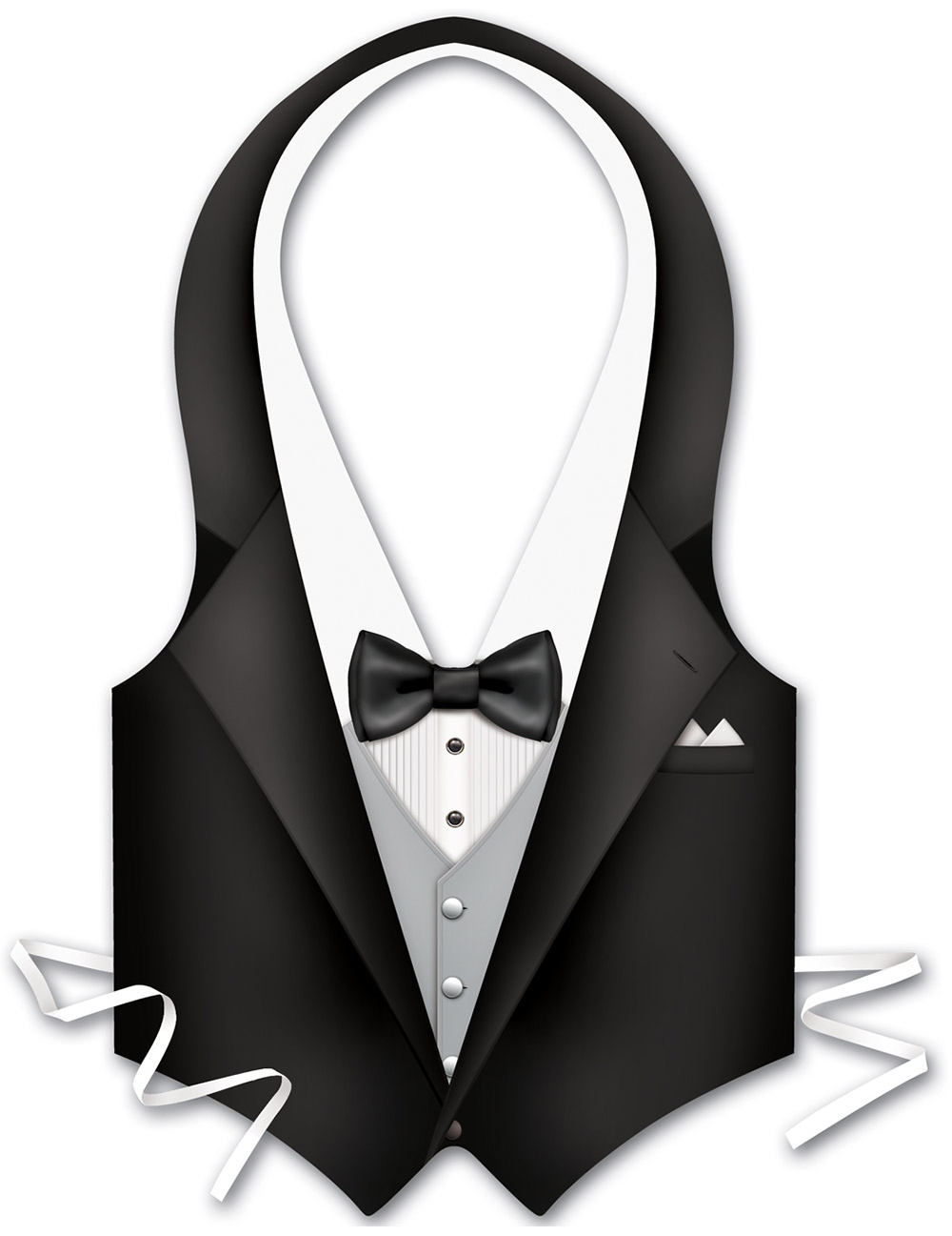 Tablier plastique homme serveur