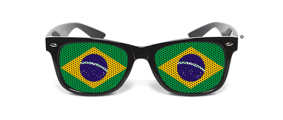 Lunettes humoristiques Brésil