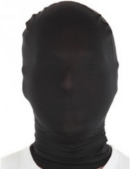 Cagoule noire adulte Morphsuits