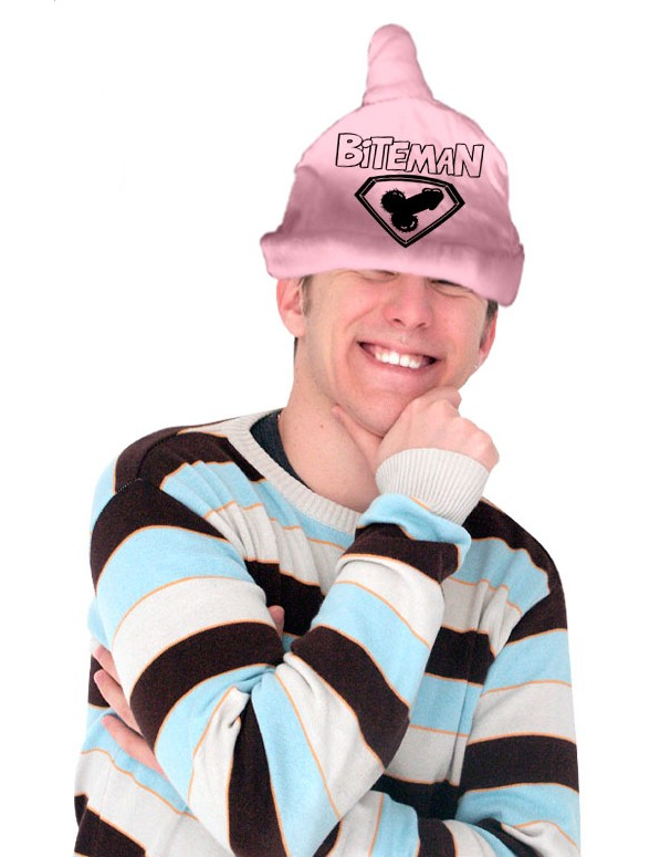 Bonnet humoristique super heros adulte