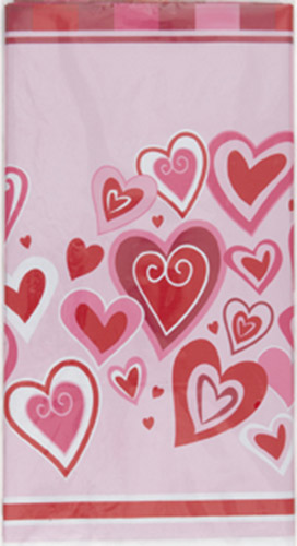 HEARTS OF JOY TABLECOVER PLAST