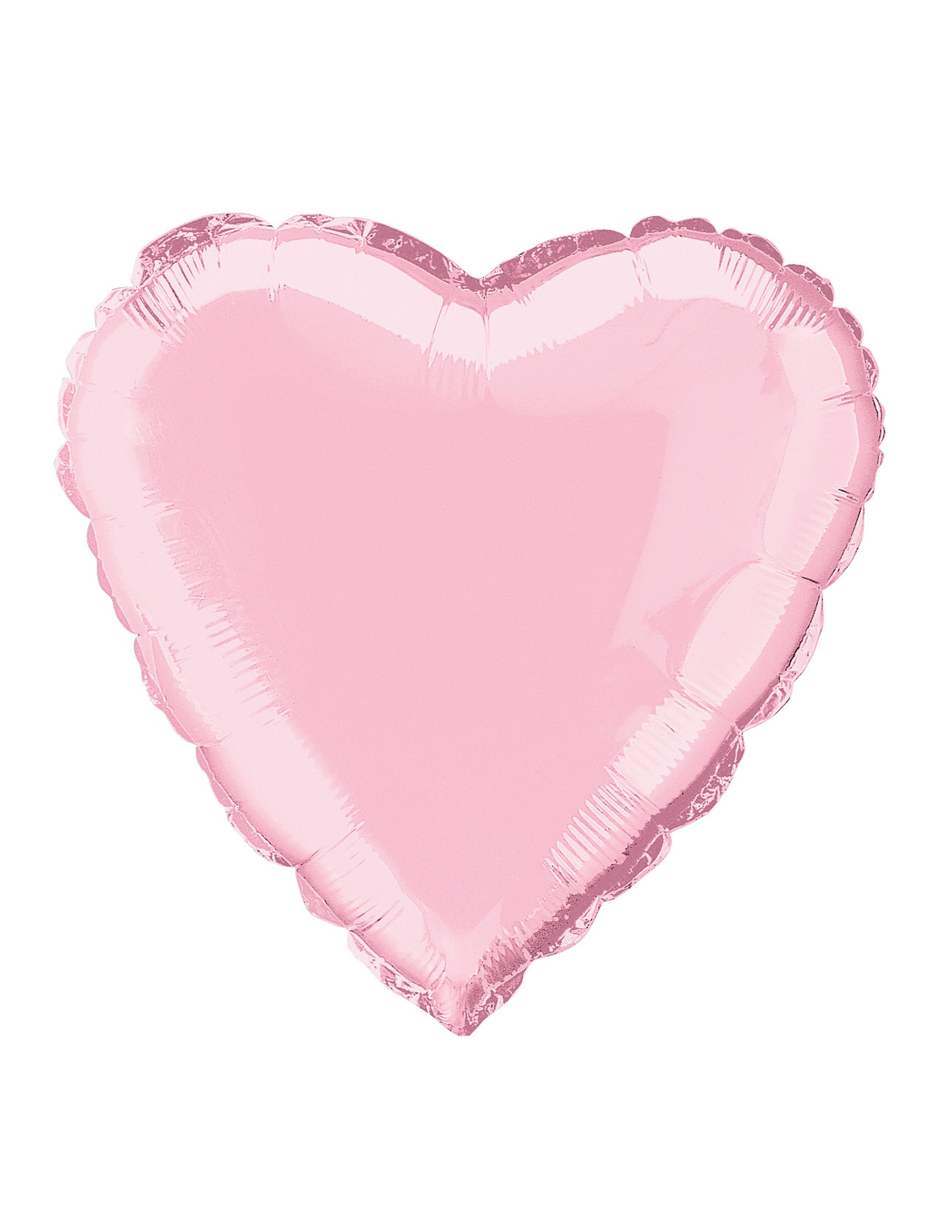 Ballon aluminium coeur rose 45 cm hélium ou air