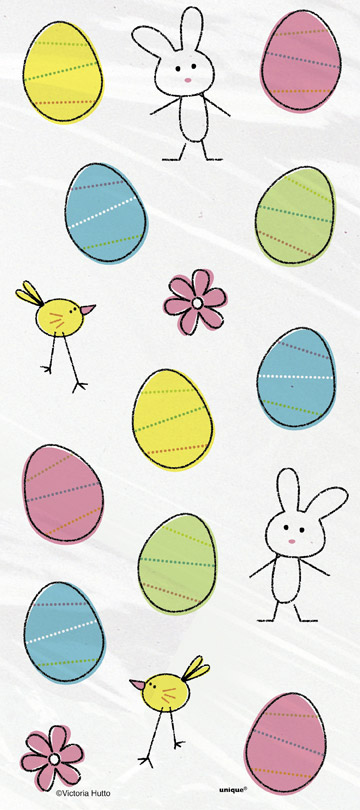 20 sacs plastique Oeufs Colorés