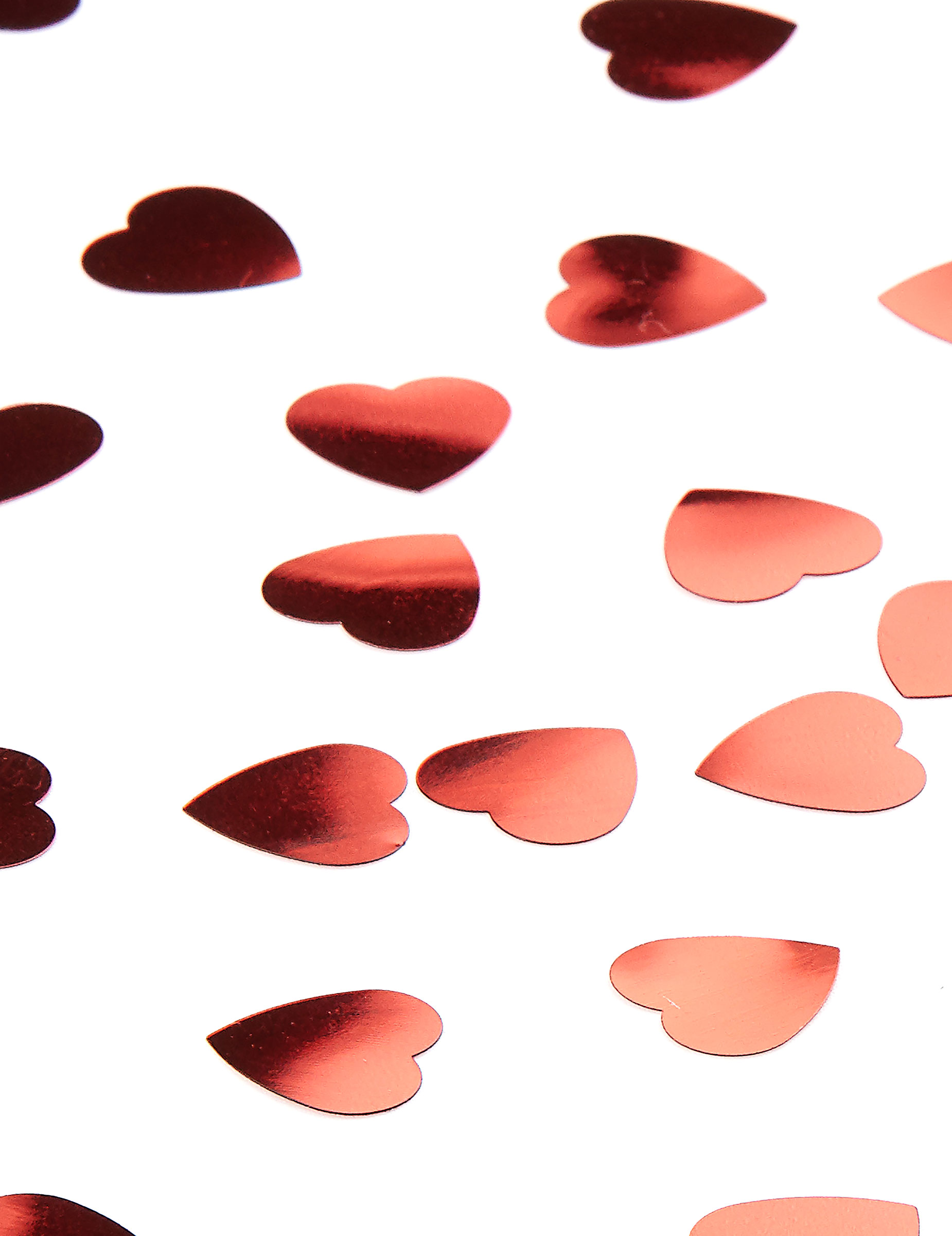 Confettis coeurs rouges 14g