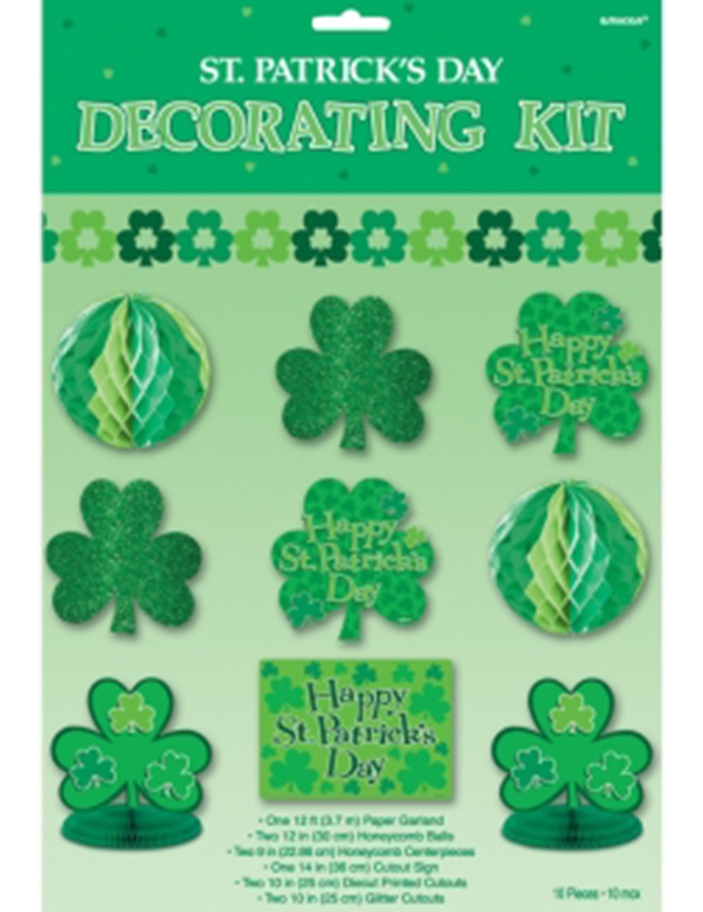 Kit décoration de pièce Saint-Patrick