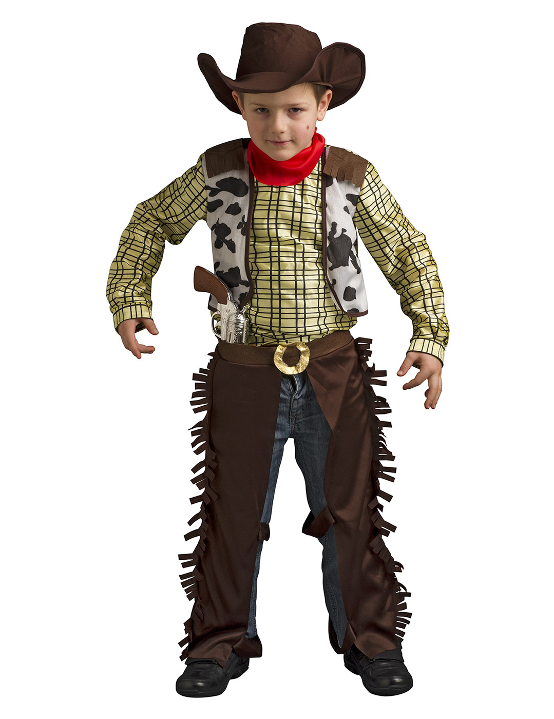 Déguisement cowboy marron enfant garçon