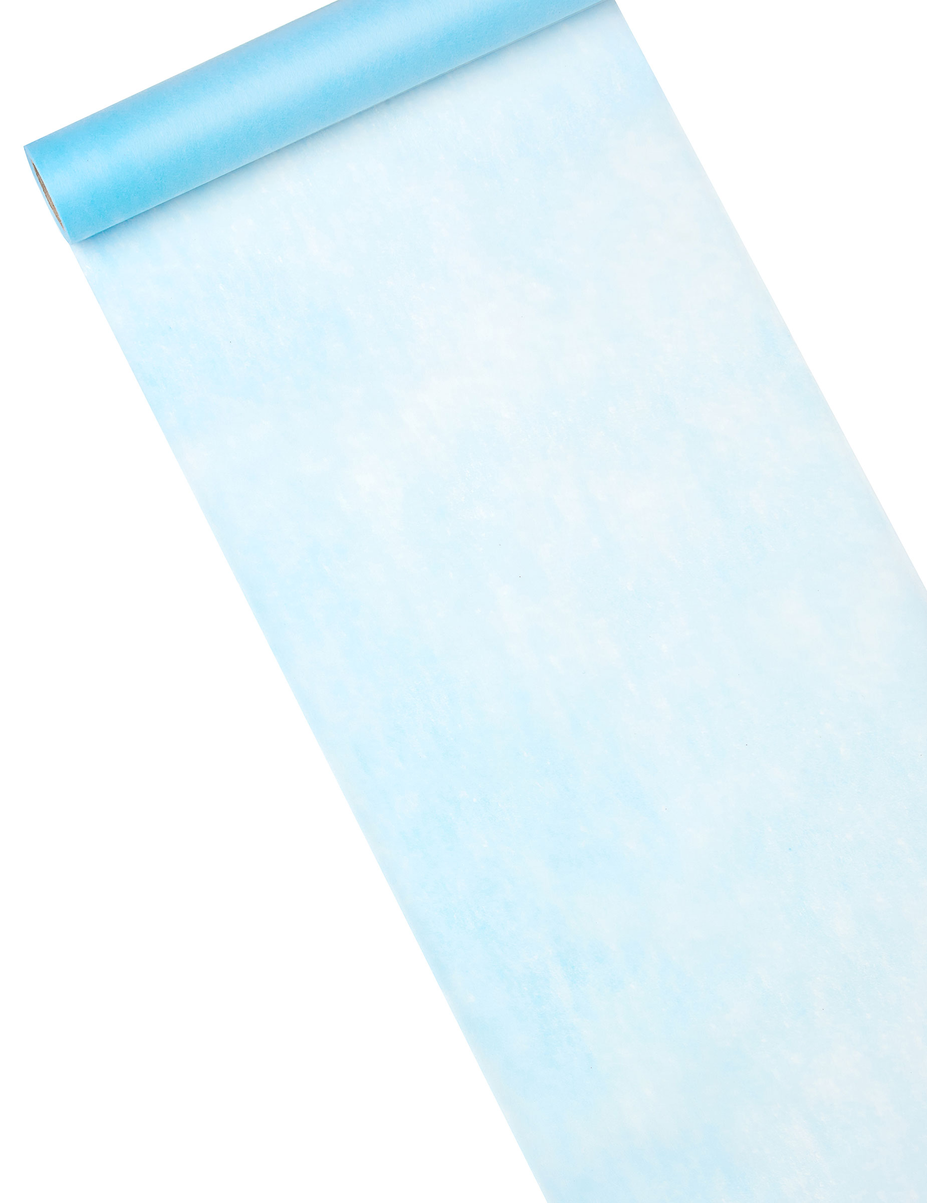 Chemin de table bleu clair 30 cm x 10 m