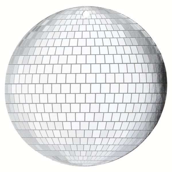 10 marque-places argent boule à facettes