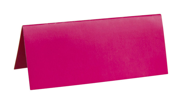 10 Marque-places rectangulaires rose