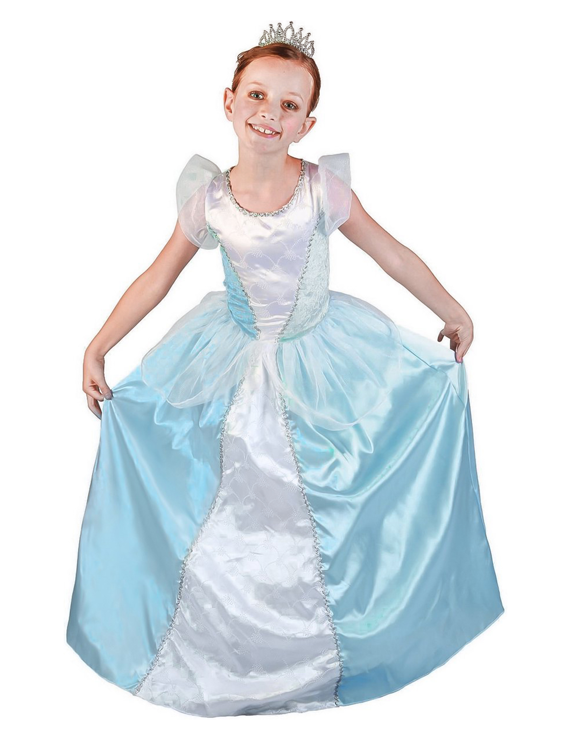 Déguisement princesse bleue fille