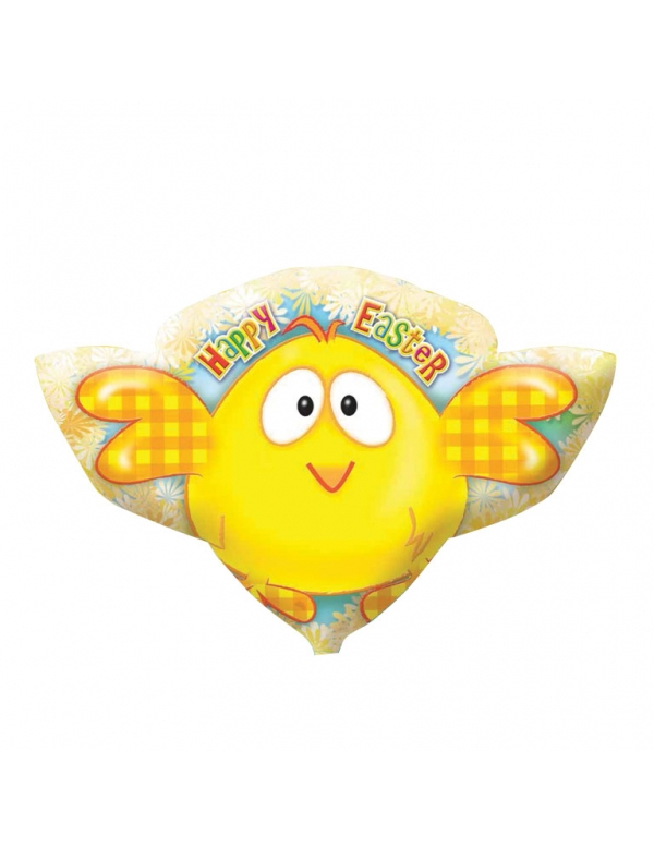 Ballon aluminium poussin Pâques