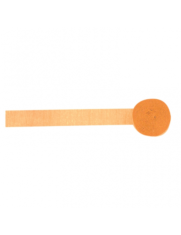 Rouleau papier crépon orange