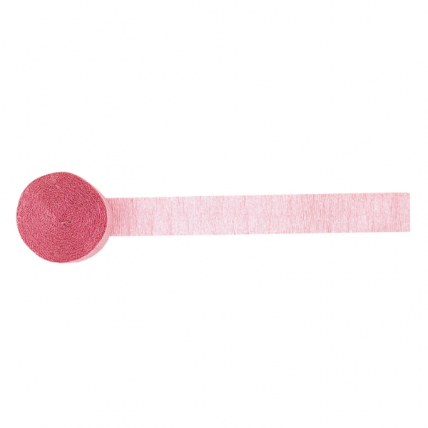 Rouleau papier crépon rose