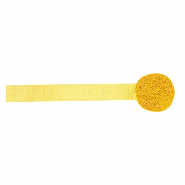 Rouleau papier crépon jaune