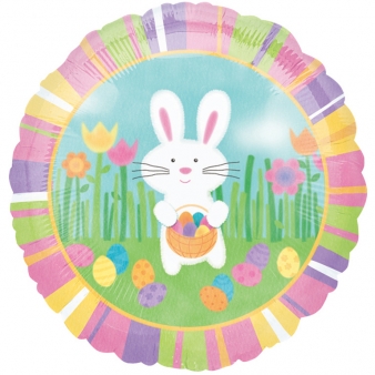 Ballon aluminium lapin de Pâques
