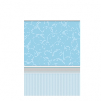 Nappe Communion garçon bleu