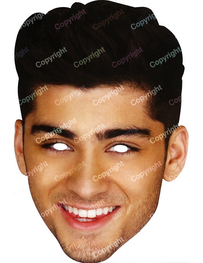 Masque carton Zayn Malik One Direction