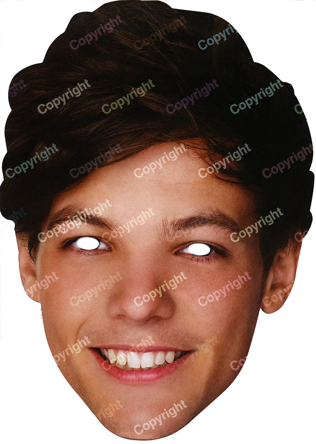 Masque carton Louis Tomlinson One Direction